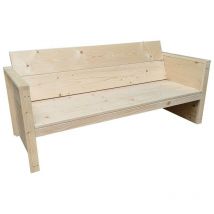 Wood4you - Banc de Jardin - Vlieland - Kit de Construction 'Do it yourself' Bois d'épicéa 180Lx72Hx57P cm