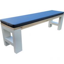 Bank Orlando - weiß - inkl. Kissen 150 cm - Wood4you