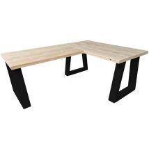 Wood4you - Eckschreibtisch - Vancouver Fichte - 190/160