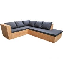 Lounge Set 7 Douglasholz - inkl Kissen - Wood4you