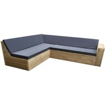 Wood4you Lounge Set 1 Gerüst Holz - GL-Form - inkl Kissen