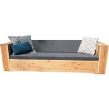 Loungesofa Oslo Douglas, Outdoor, Balkon, Garten, Gartenmöbel, Garten Sofa-Set, - Wood4you