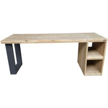 Wood4you - Schreibtisch - San Diego - Industrieholz - Anthrazit