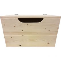 Wood4you - Coffre à jouets - Coffre de rangement Kick