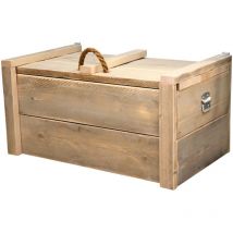 Wood4you - Coffre à jouets - Bois d'armée