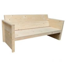 Wood4you - Banc de jardin Ameland - Kit de construction 'Do it yourself' Epicéa 150Lx72Hx57P cm