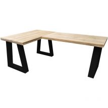 Eckschreibtisch - Vancouver - Industrieholz - Wood4you