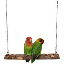 Wooden bird swing, parrot swing, bird toy made of natural apple wood, bird swings for parrots, parakeets