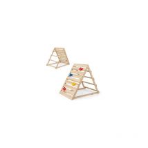 Wooden Climbing Toy with Colorful Climbing Rocks & Climbing Ladders