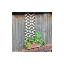 Wooden Expandable Garden Trellis - 6ft x 1ft