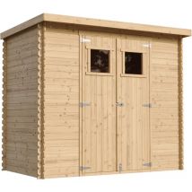 Wooden Garden Shed- 8 x 5ft /2.63 m2 - Sheds and Outdoor Storage - Wooden garden storage shed, 19 mm planks Timbela M310