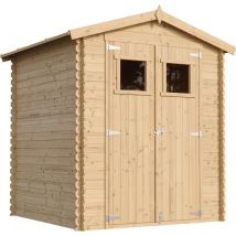 Wooden Garden Shed- Pent Shiplap Wooden Shed 6 x 6 ft /2,82 m2 - Sheds and Outdoor Storage - Wooden garden storage shed, 19 mm planks - Bike shed,