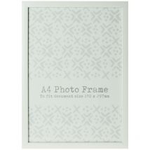 Asab - A4 Photo Picture Certificate Portrait Landscape Standing Gallery Image Frame White