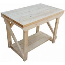 Wooden Super Heavy Duty Indoor / Outdoor Workbench, 4ft (120cm)