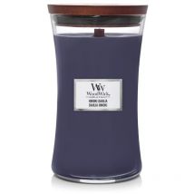 Woodwick - candela clessidra grande hourglass hinoki dahlia