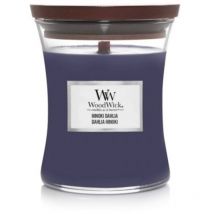 Woodwick - candela clessidra jar media hinoki dahlia