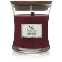 Candela Clessidra Media Medium Jar Black Cherry - Woodwick