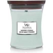 Candela clessidra media hourglass sagewood & seagrass Woodwick