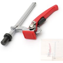 Lifcausal - Woodworking Desktop Quick Acting Hold Down Clamp Fixed Clip Quick Hold Bench Dog Clamp Adjustable Ratchet Press for Woodworking Benches