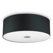 Ideal Lux - Black ceiling light woody 5 bulbs