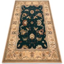 Rugsx - Wool carpet polonia Loare frame emerald green 170x235 cm