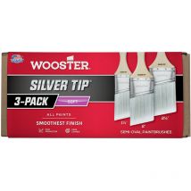 Silver Tip - Semi-Oval Angle Sash - 3 Pack Brush Set - Wooster