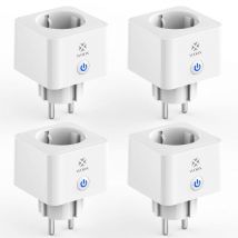 Woox - Enchufe Inteligente Alexa 16A 3680W con App Control Remoto, Compatible con Alexa/Google Home, Temporizador, Sin Hub Requerido, Certificación