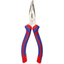 WORKPRO 160mm Bogenzange – Geschmiedeter Kohlenstoffstahl – Komfortabler Bi-Material-Griff – Blau und Rot