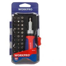 Ratschenschraubendreher 38 Stück Workpro