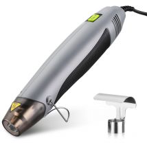 Workpro - Décapeur Thermique Professionnel 200W/400W, Pistolet à Air Chaud 300/500 Degrés Celsius, Température Réglable, Échauffement Rapide de 1,5