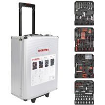 WP1050 Trolley-Koffer bestückt 1050teilig (l x b x h) 37 x 20 x 51 cm - Workpro