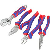 Wp201009 - Set Of 4 Professionelle Pinzetten (160 Mm) - Workpro
