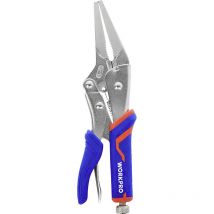 WORKPRO Gripzange 230 mm – Rutschfester Griff – Chrom-Vanadium-Stahl – Feststellzange für Schmuckherstellung, Metallverarbeitung, Elektrotechnik