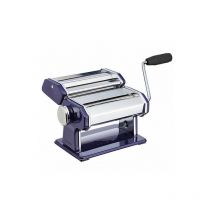 World of Flavours Italian Deluxe Double Cutter Pasta Machine Blue