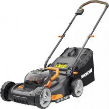 WG743E lawn mower Push Black Orange Battery - Worx