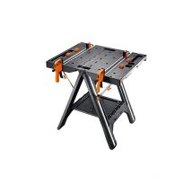 WORX - Table de travail et chevalet de sciage multifonctions Pegasus - WX051 (Livrée avec colliers de serrage rapide et piquets de maintien)