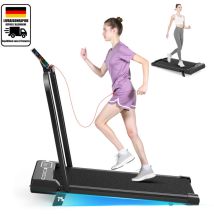 Wowttrelax - Tapis De Course 4 En 1 Pliable - Tapis De Marche - Walking Pad Électrique, Pente 5%, 8 Km/h, Moteur 2.5 Hp, Surface Large 40 Cm, 