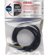 Kabel H05 rrf 3G4 ohne Sockel - Gesamtlänge: 1,45 m für niedrigere Kochgeräte 5750 Watt. - Wpro