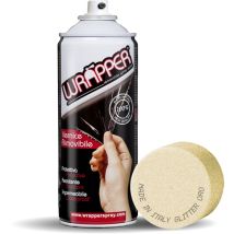 Wrapper, Pellicola Spray Rimovibile, 400 Ml - Glitter Oro