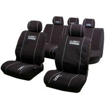 Set Di Coperture Universali Per Auto Anteriori E Posteriori 2/3-1/3 Nere - Wrc