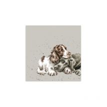 Wrendale Designs Pack Of 20 'Growing Old Together' Cocktail Napkin