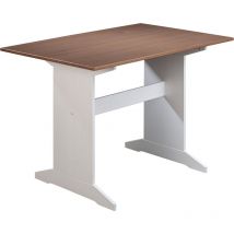 WrightB Esstisch Weiss, Braun.