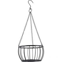Wrought iron hanging planters Metal hanging planters Wall planters Antique iron hanging vases