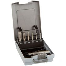 Einschnittgewindebohrer Bit Set hss M3-M10 7tlg. 100473 - Ws24