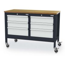 Ws24 Mobile Kastenwerkbank B X T X H 1300 X 600 X 960 Mm - Ws24-100139