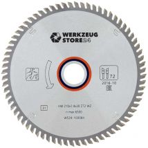 Hm Kreissägeblatt Holz 210 x 2,4 x 30 WZ72 100084 - Ws24