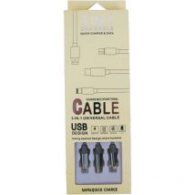 Universal usb Ladekabel 3in1 - Ws24