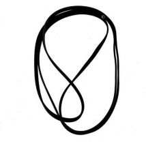 Ersatzteil - Antriebsriemen 1965H6 - - BLOMBERG, QUELLE, ELEKTRA-BREGENZ, FAGOR, SMEG, NOGAMATIC, LADEN, BRU, BAUCKNECHT, SINGER, CRYSTAL, BRANDT,