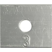 WSS Futterstück 24x20x3mm passend zu Schließblech oder Stulp, links/rechts verwendbar, Aluminium blank