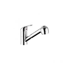 Mélangeur d'évier avec levier et tige amovible en laiton chromé - Teorema Golf Plus